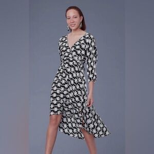 NWT, Eloise Faux Wrap Midi Dress